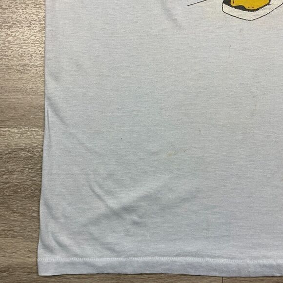 Vintage Shirt Mens Large Blue Hershey Chocolate Promo 80s Single Stitch - Picture 4 of 16